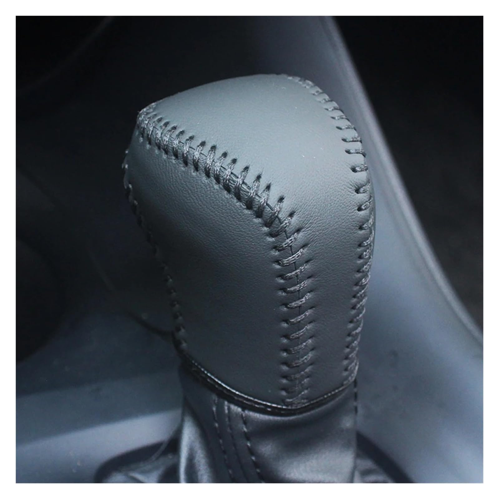 FHAUJNG Car Gear Shift Knob for Toyota for Camry 70 for Corolla 2019-2021 Car Gear AT Leather Interior Shift Knob Head Cover Accessories