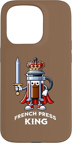 Miniatura 14 de iPhone 16 Plus The French Press King Funny Coffee Maker Lover Case