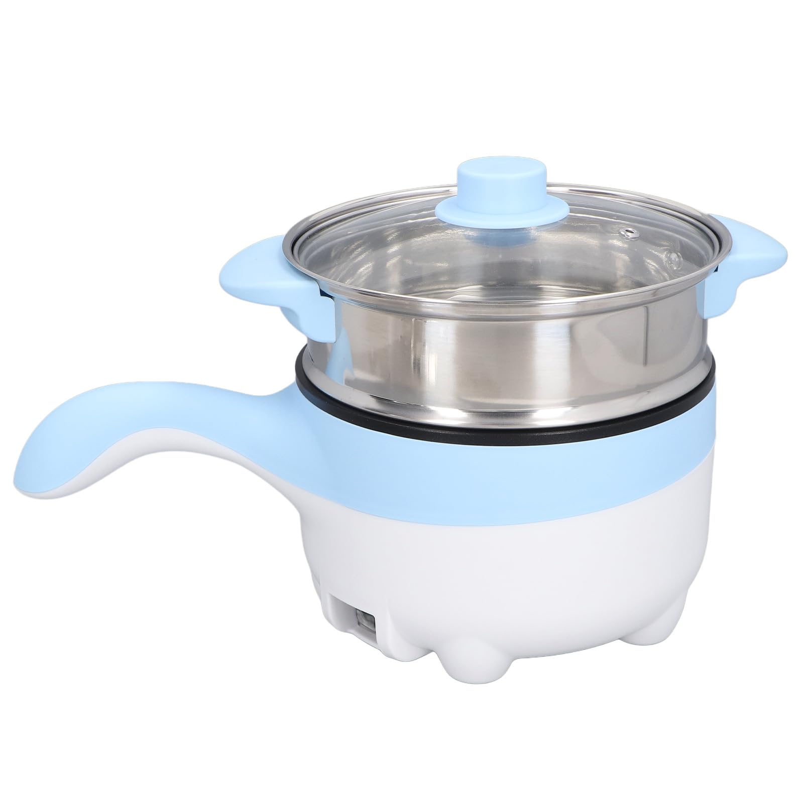 Casserole électrique portable 24 V pour voiture, revêtement en céramique pour camping, camping-car, en acier inoxydable