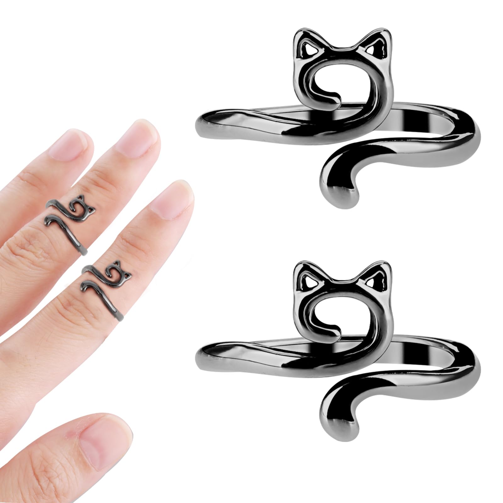 Anelli Per Uncinetto Regolabili - 4 Pezzi In Metallo Per Lavorare A Maglia Più Veloce - Foto 13