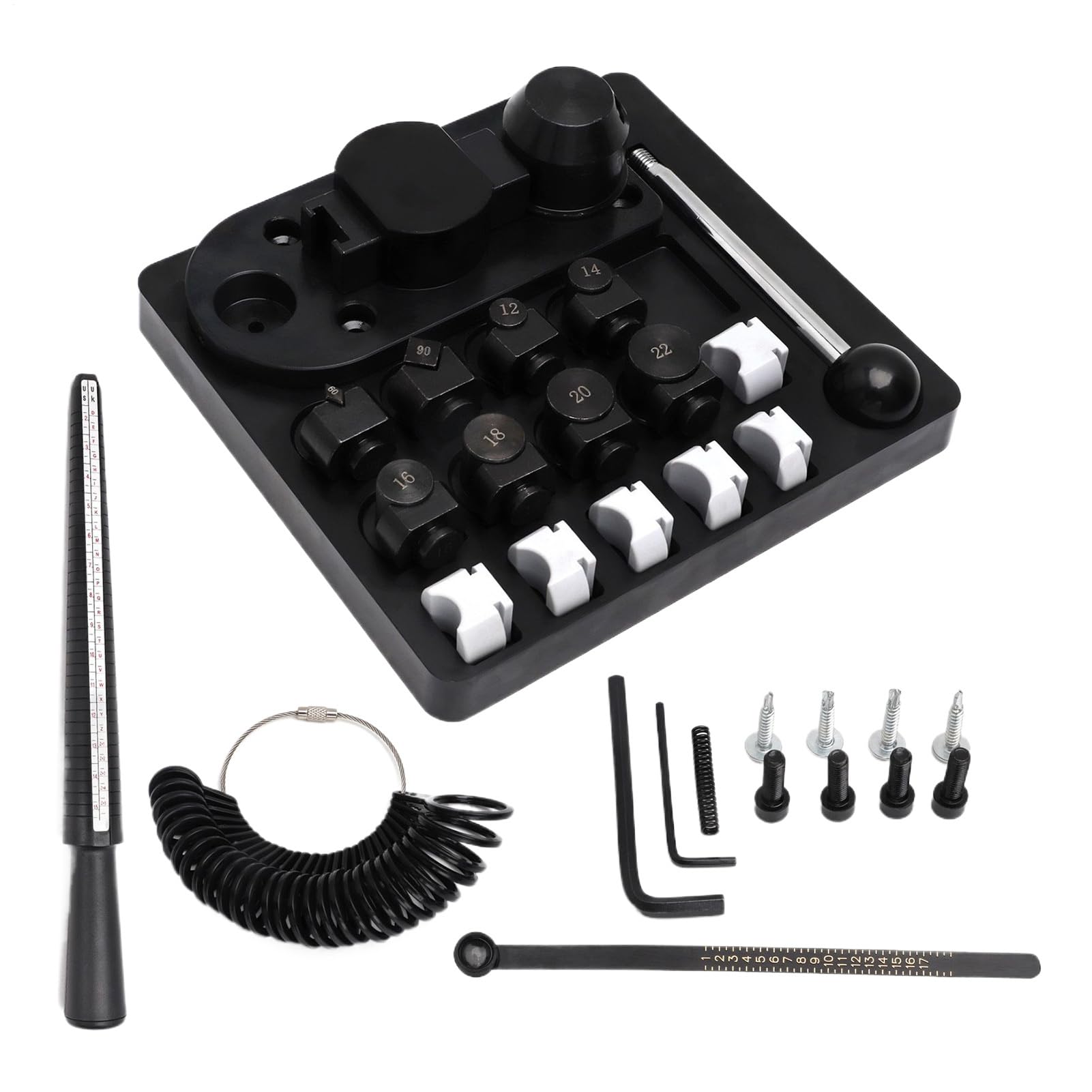 Kit Per Anelli Da Cucchiaio Macchina Gioielli, Attrezzatura Artigianale | Anellatrice Heavy Duty Gioielli Macchina Artigianale Resina Principianti Arte Orafo