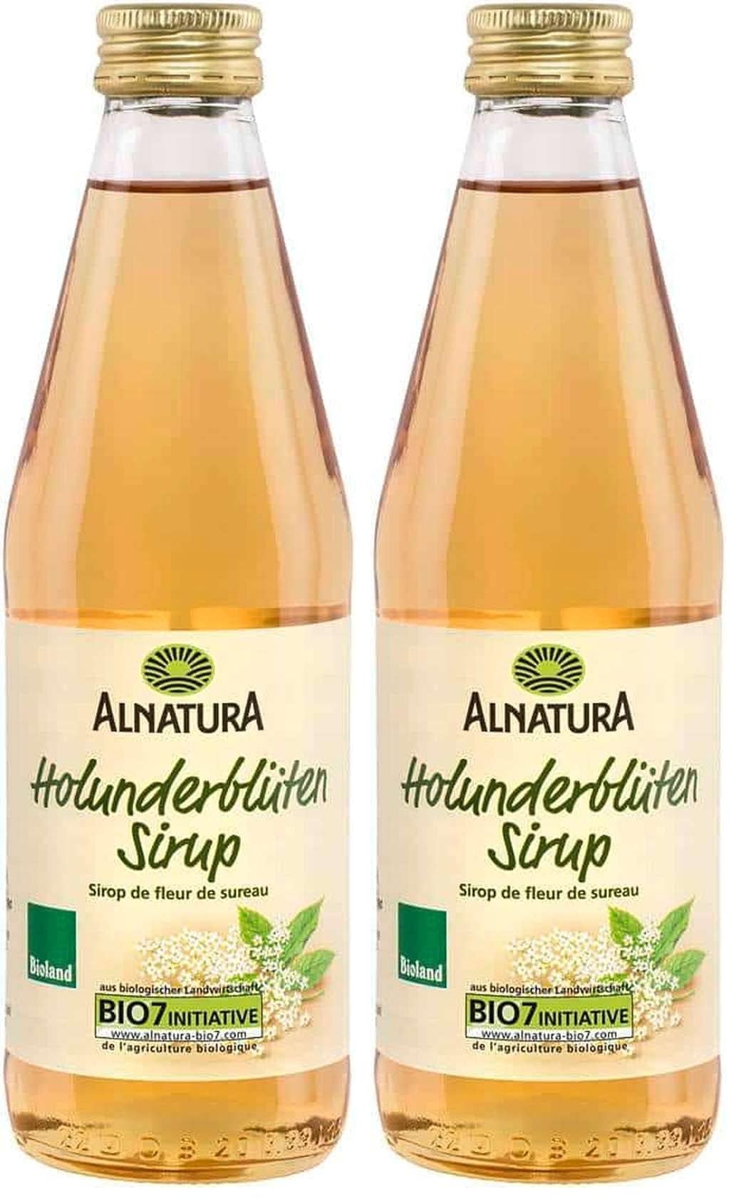 Alnatura Bio Holunderblütensirup, 330 ml (Packung mit 2)