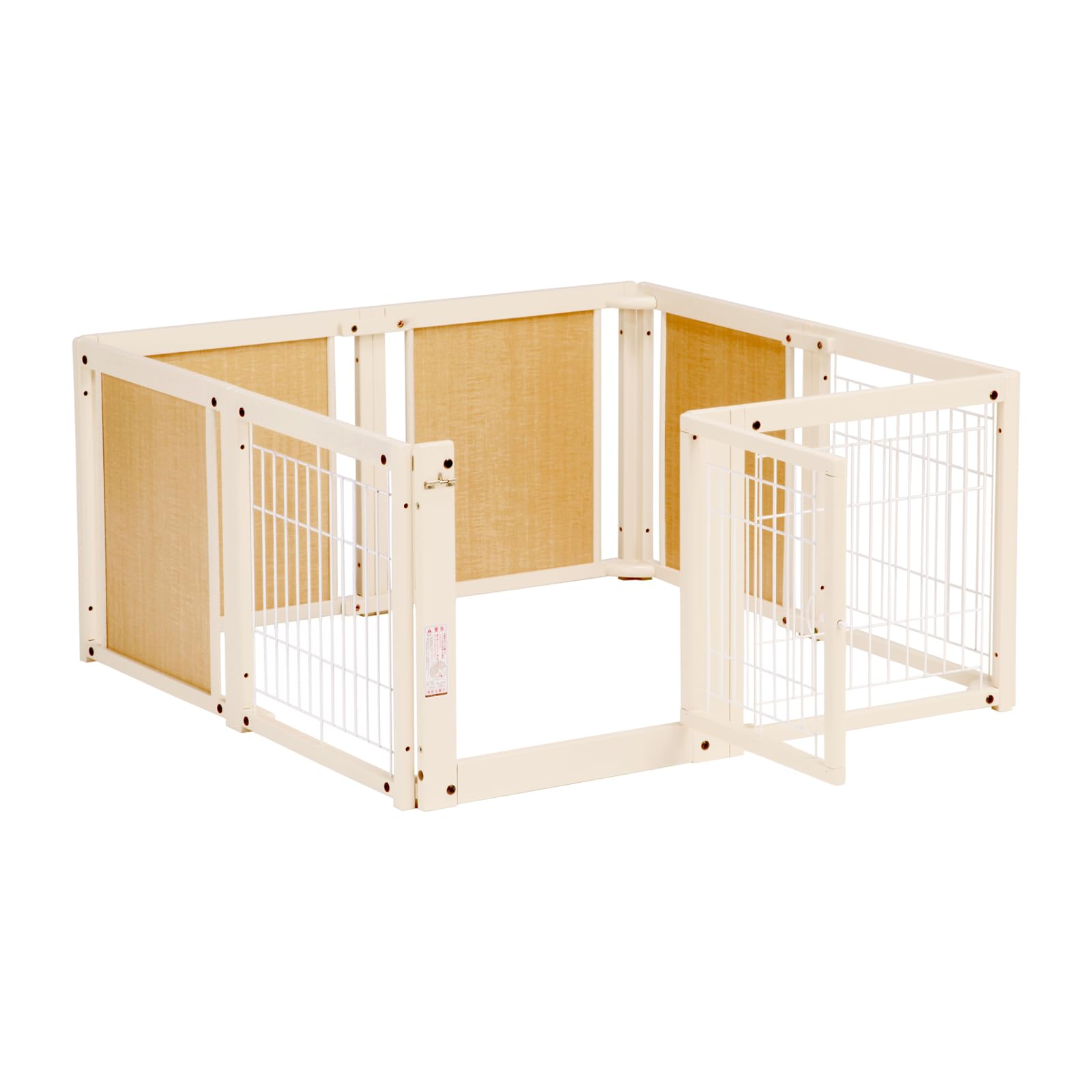 Amazon | Kiinus (キーヌス) ペットサークル メッシュB ホワイト 横幅