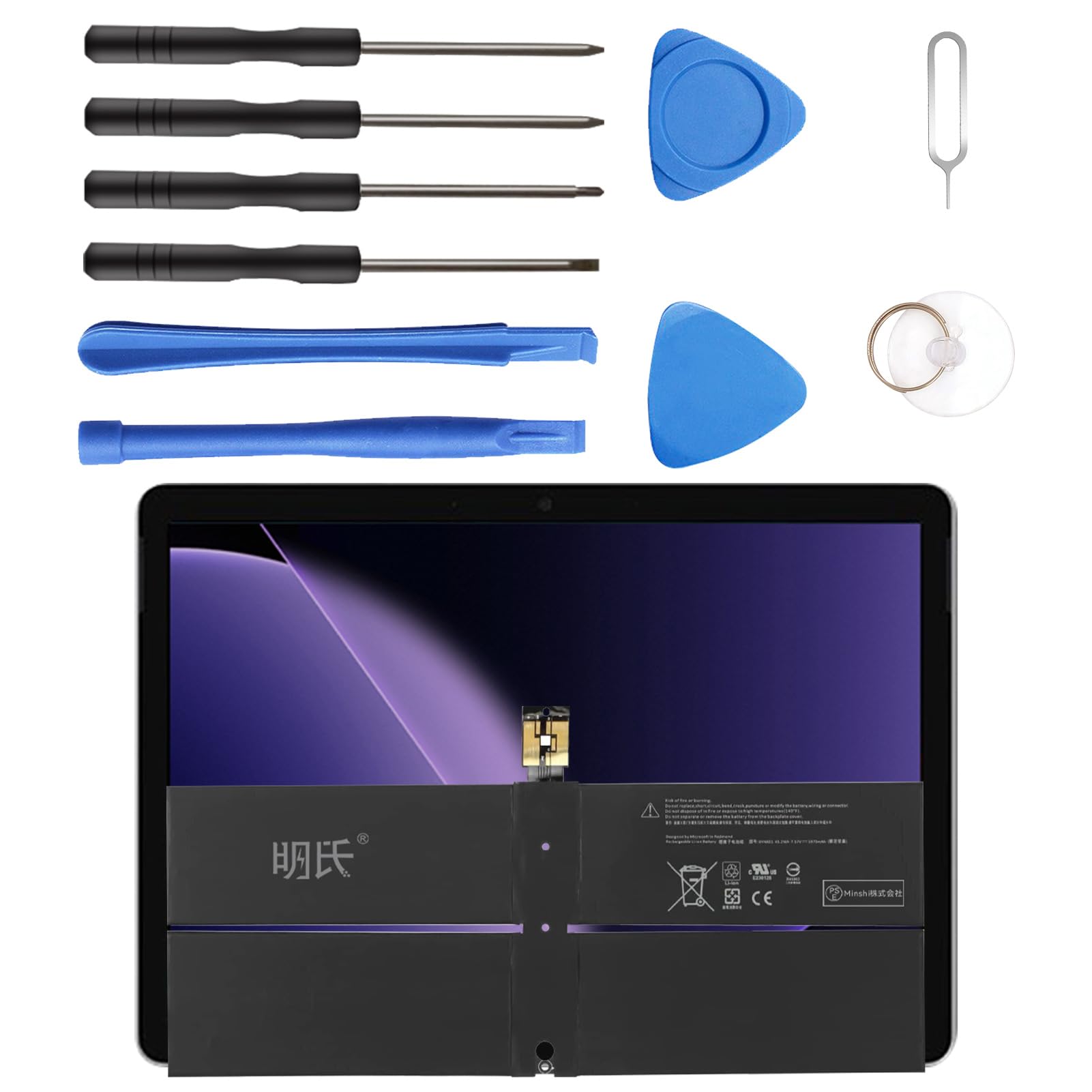 Amazon.co.jp: 明氏 Surface に対応 surface laptop 1769 1782 電池