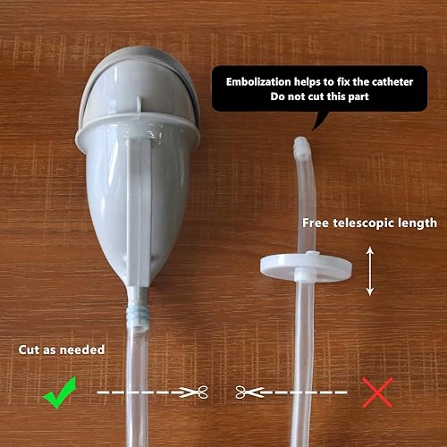 Miniatura 5 de Urinarios para mujeres Orinales femeninos portátiles Dispositivo de micción para damas 67.6 fl oz Taza de orina de gran capacidad para ancianos