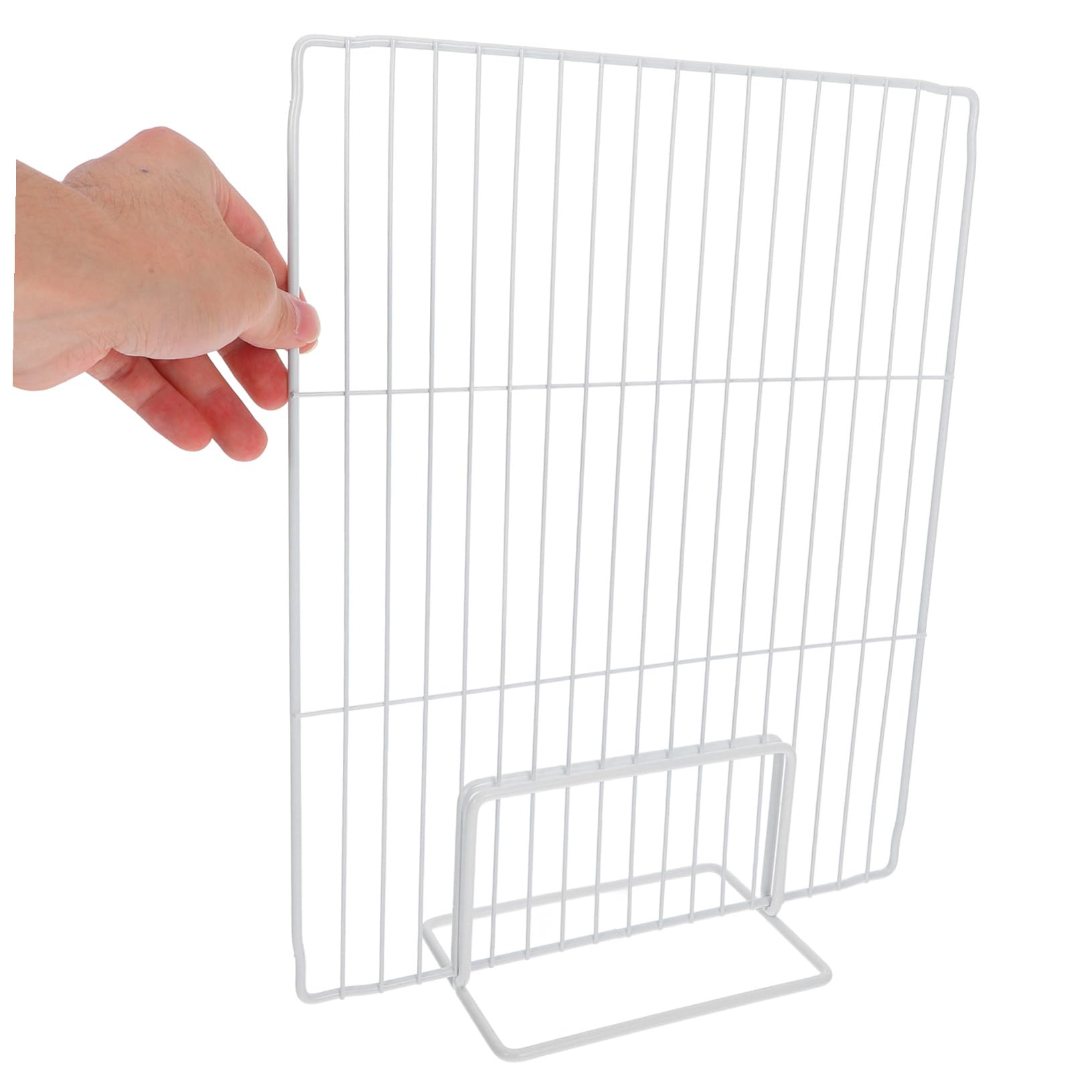 HOMSFOU Divisor para Congelador de Hierro Resistente 28x36 Cm, Organizador de Espacios para Refrigerador y Congelador, Estante de Repuesto para Almacenamiento en Cocina y Supermercado