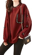 Gold Japan Large Size Women's Top, Sweat, Ruffled Collar, Long Sleeve, Chain, Floral Decoration, Room, Korean Autumn, Spring, Winter