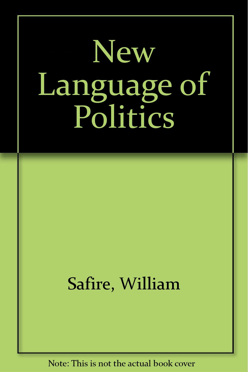 Buy New Language of Politics — BookShops.in