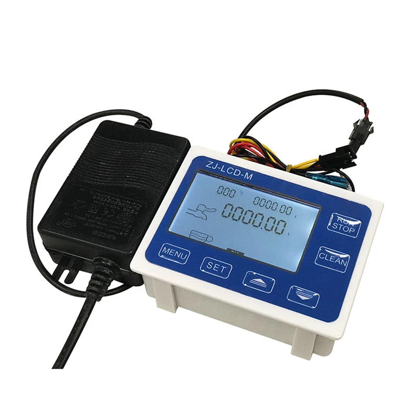 Controlador cuantitativo de flujo con pantalla Digital, Sensor engranaje manguera 7MM, uso 6MM for controlar y líquido