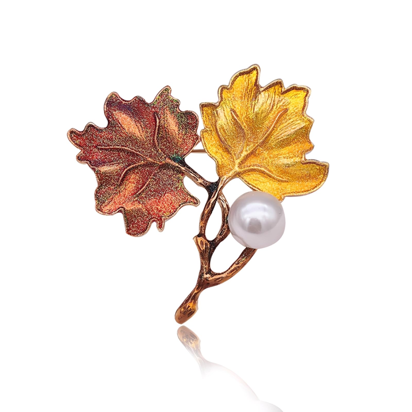 1 PCS Brooch Pin for Women, Brooch for Women, Elegant Maple Leaf Design Best for Gifting and for personal Use, combine it with matching dress and be the limelight of every Occassion