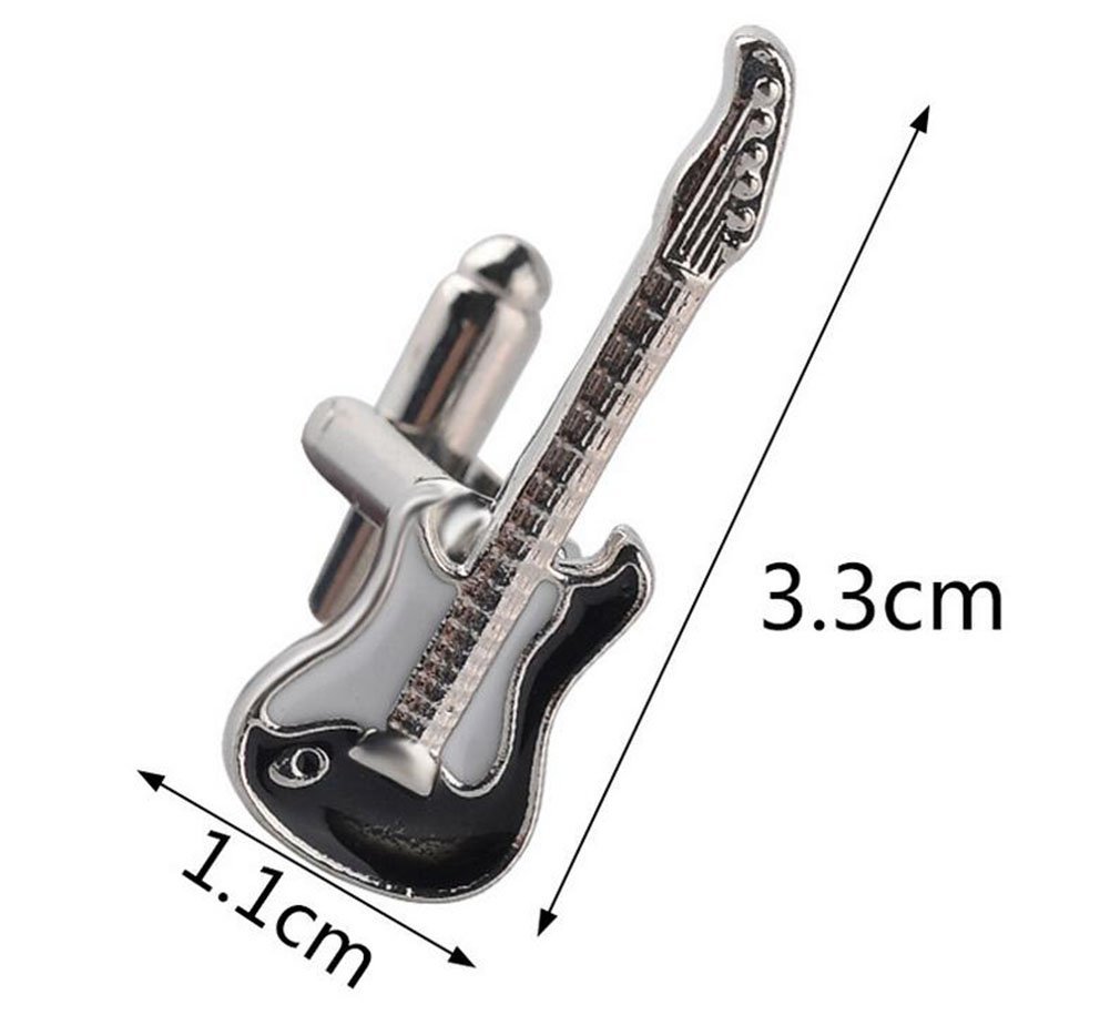 Li-ly Boutons de Manchette Exquis de qualité supérieure de Chemise de guirtar de Chemise de qualité de Conception Fancy pour Les Hommes Cadeau de 1 Paire