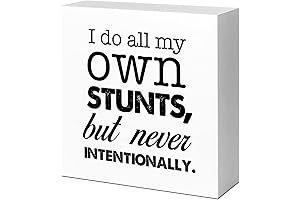 Witty Block Sign with Sarcastic Humor