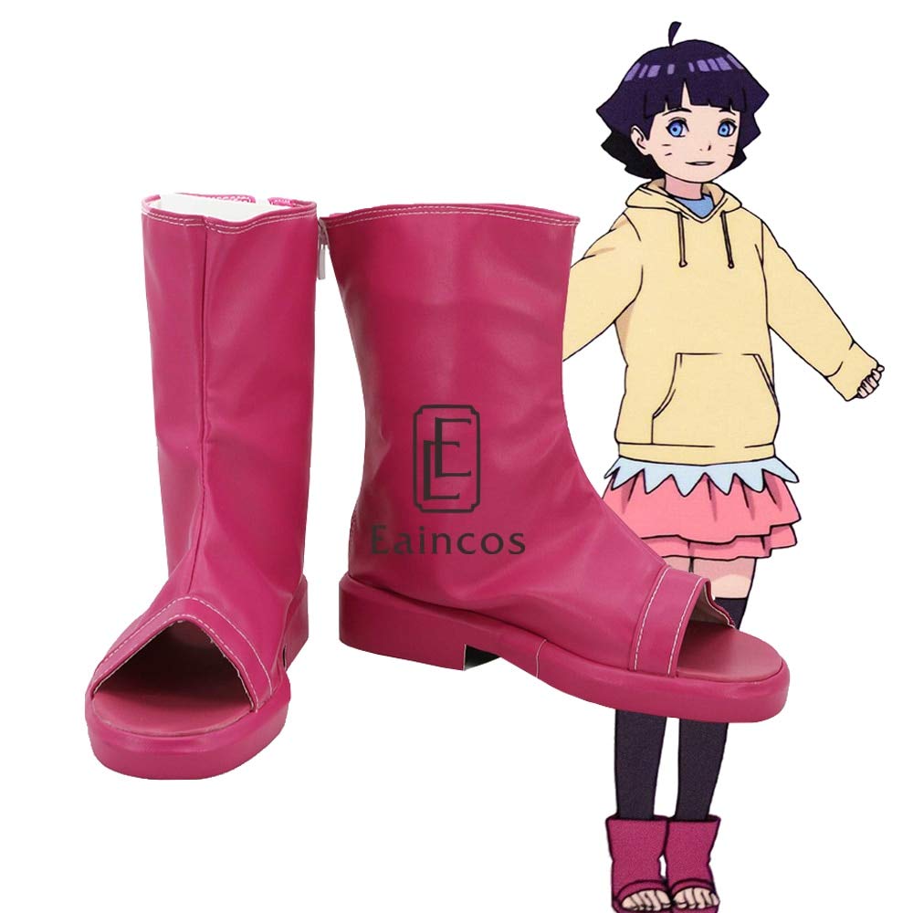 Amazon Com Belunot Anime Naruto Boruto Uzumaki Himawari Cosplay Shoes Custom Made 42 Male Size Home Kitchen