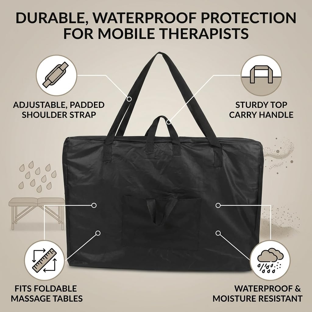 Broco Profesional Tablas SPA portátil Cama de Masaje Bolsa de Transporte Bolsa de Hombro