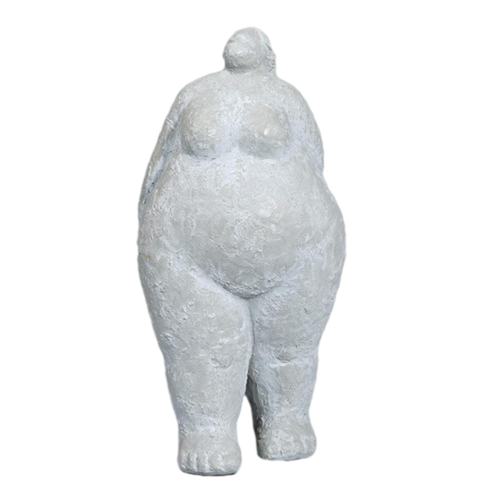 Yoga Lady Sculpture - Hars Art Beeldje Decor, Curvy Yoga Pose Design