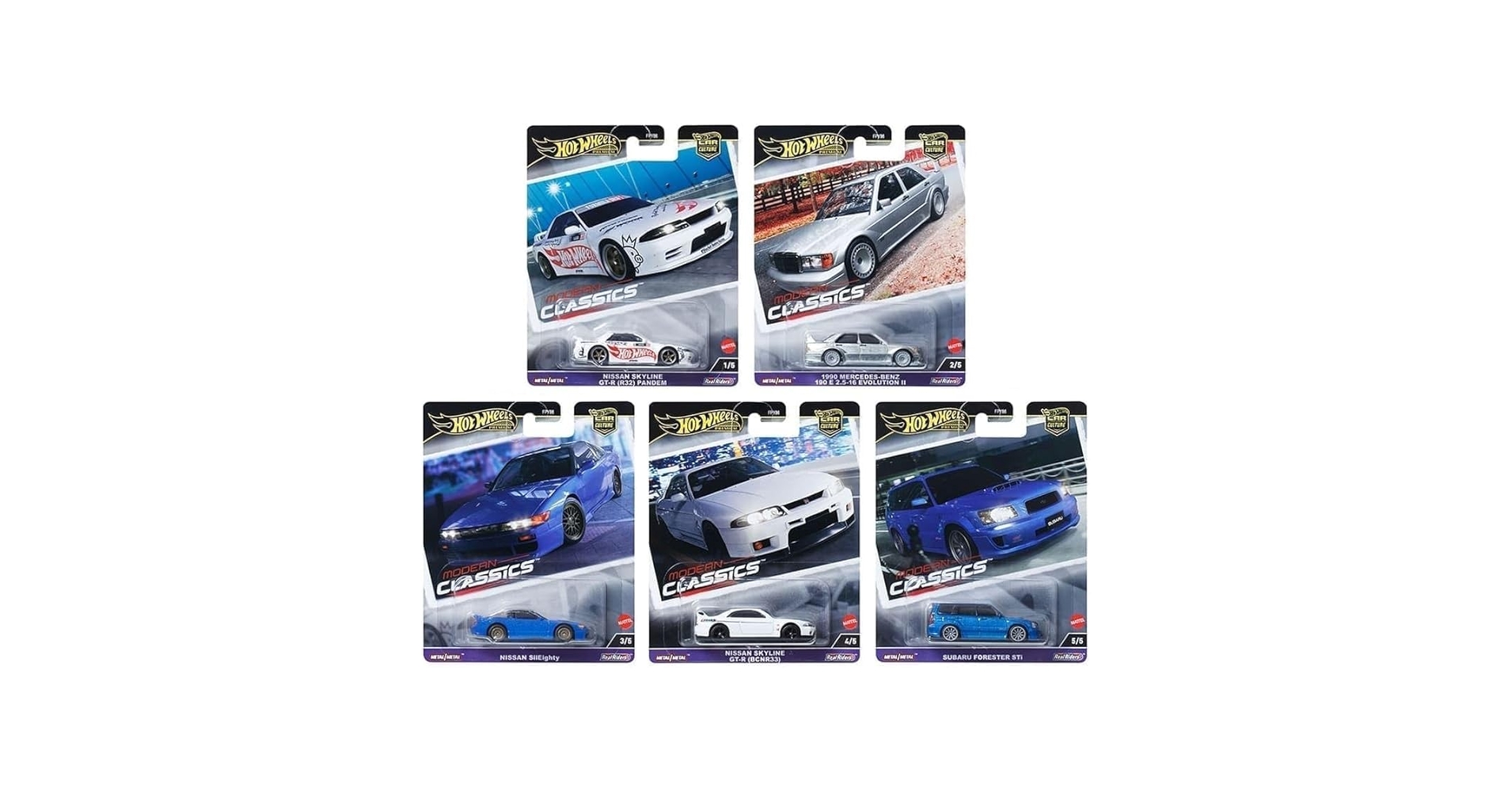 ホットウィール　モダン クラシックス　5台セット Amazon.com: Hot Wheels Modern Classics Die-Cast Cars Set, 5