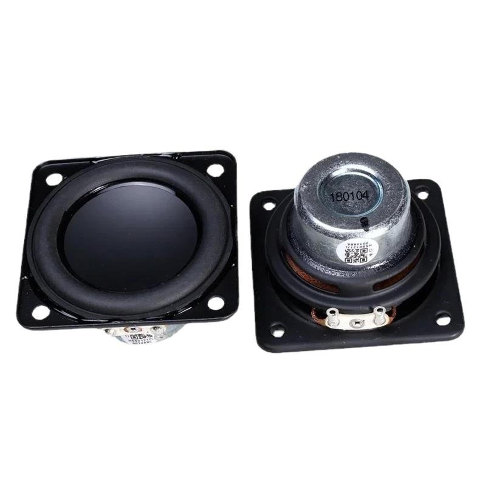 2Pcs 2 Inch 52MM Full Range Audio Speaker 4 Ohm 10W Sound Amplifier Diaphragm Loudspeaker