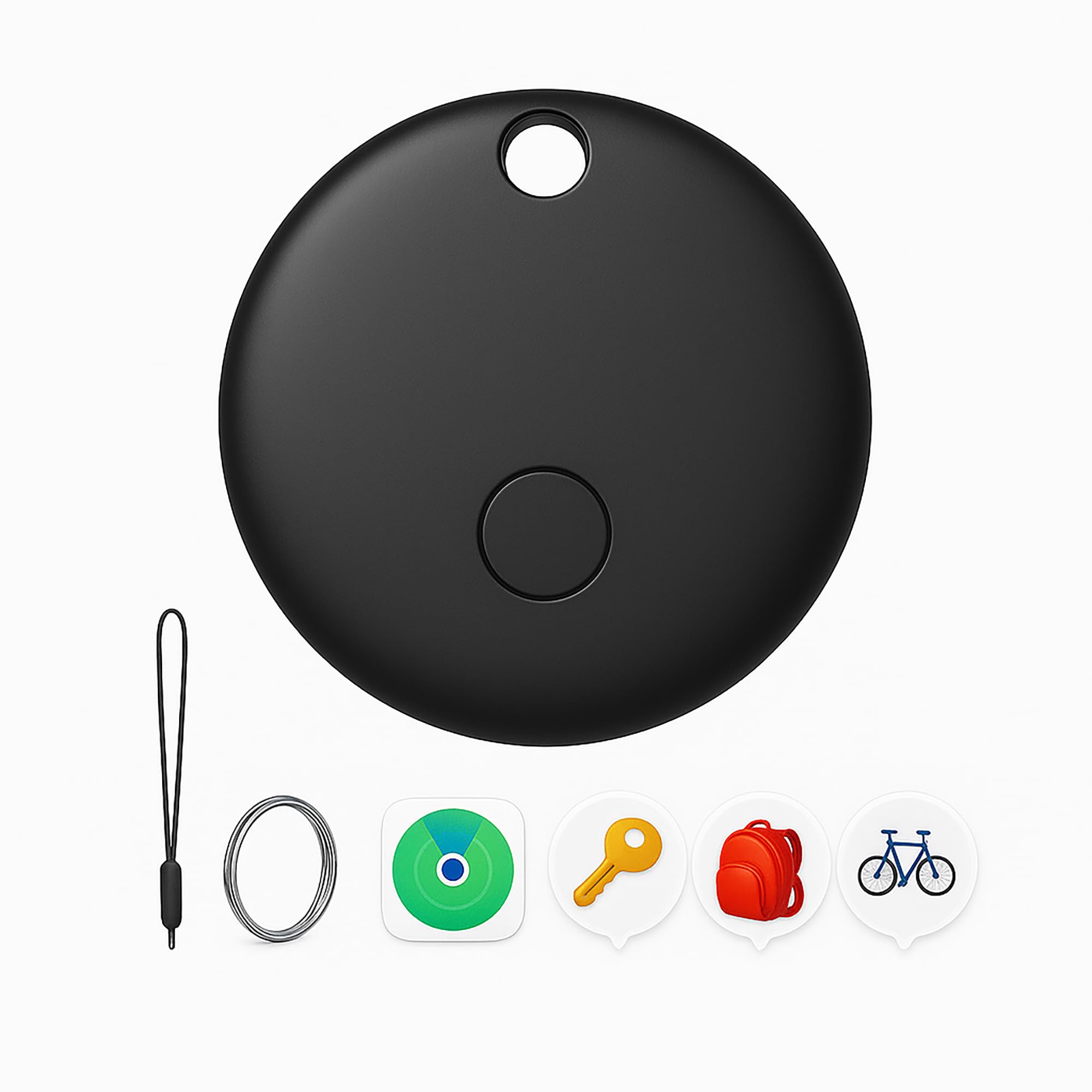 Tracker Tags-1 Pack, Smart Trackers, Item Locator Tags Works with Android Find My | iOS | Replaceable Battery | Water-Resistant | Item Finder for Key, Luggage, Backpack-image-29
