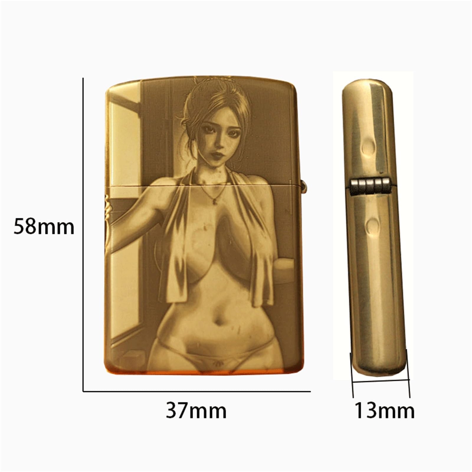Encendedor de queroseno de cobre tallado a mano resistente al viento con diseño en relieve y encendido clásico de rueda de molienda, perfecto para regalos y colecciones de hombres