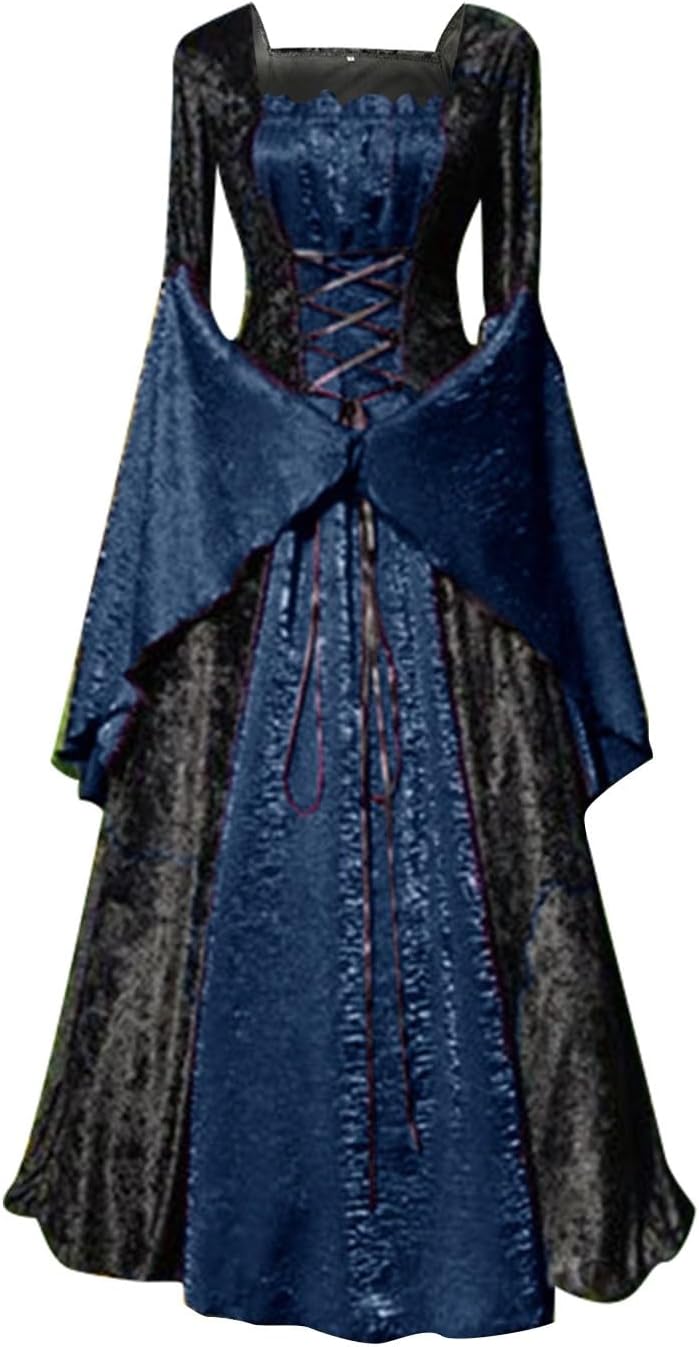 Plus Size Medieval Dress for Women Renaissance Vintage