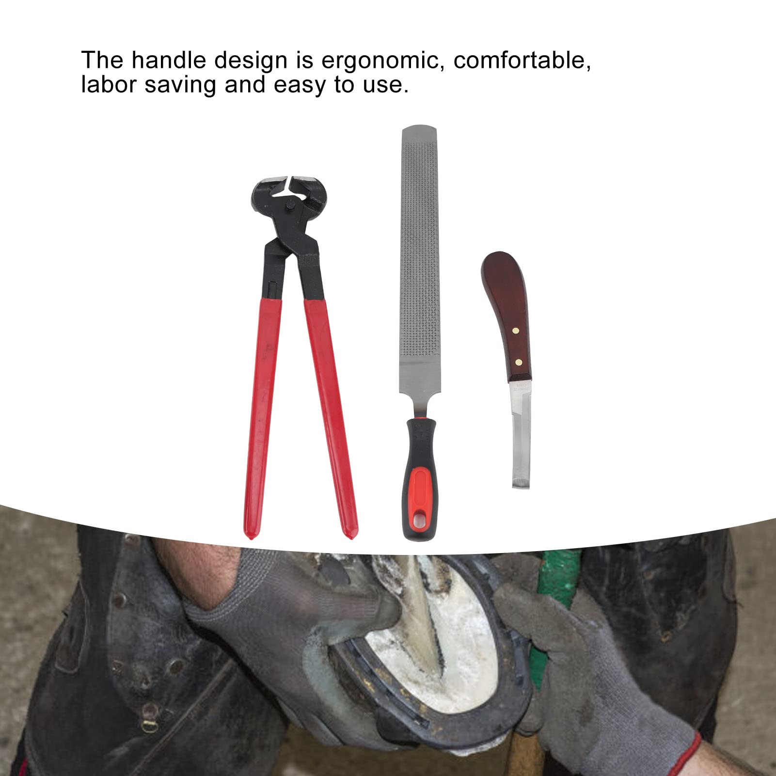 Aokitec Sabot Broche Coupeur 12'' Pince Maréchaux-ferrants