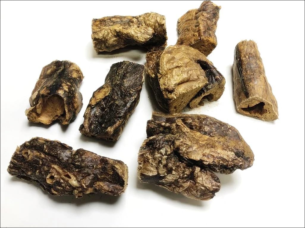 NATURAL DRIED BEEF LUNG CHUNKS HEALTHY NATURAL TREAT BULK BUY (400 GRAMS)