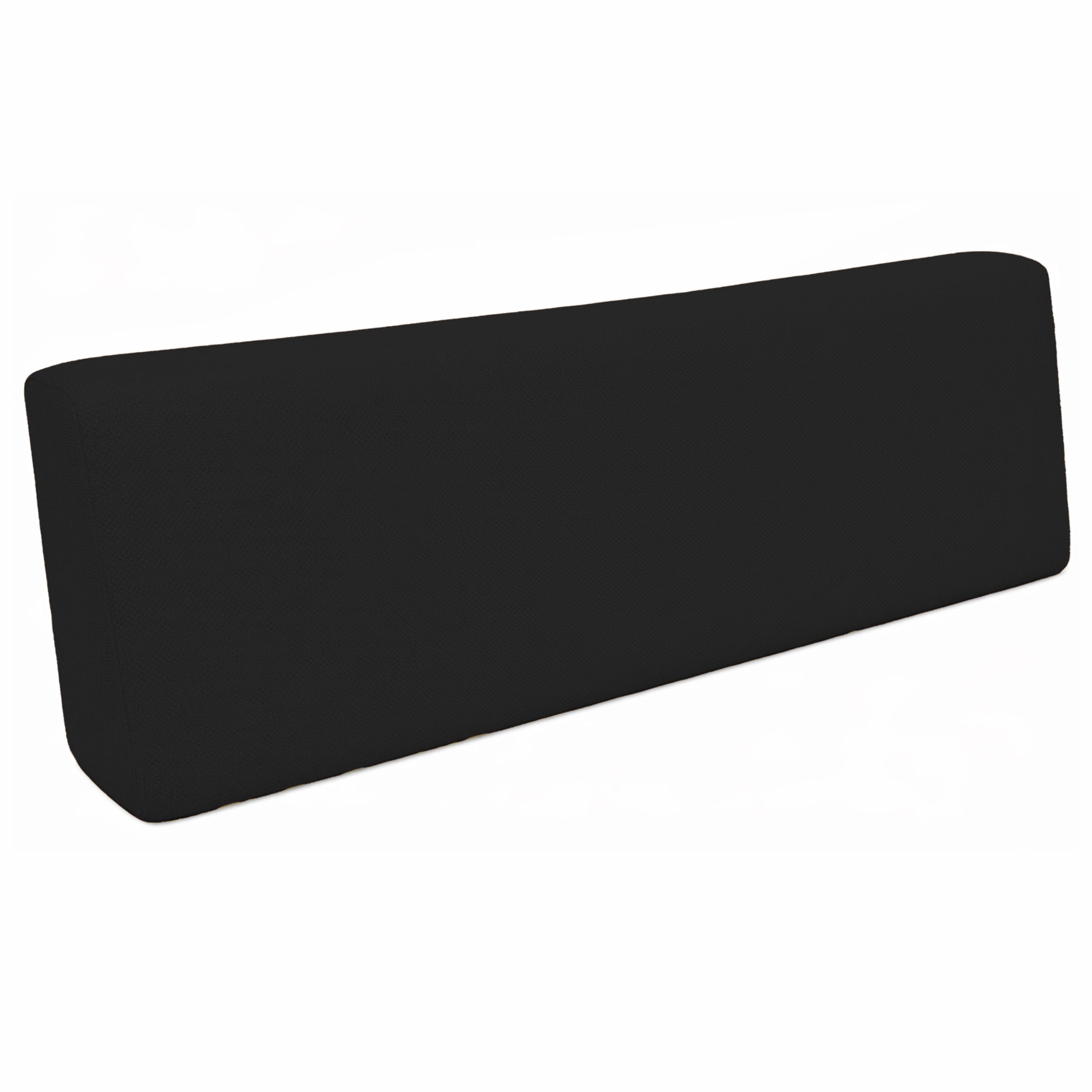 POKAR Pallet Back Cushion 120x40 cm Waterproof | Garden Sofa Backrest Cushion with Removable Cover | Outdoor Cushion for Pallet and Patio Furniture | Oeko Tex 100 Certified | Made in EU | Black โ image 1