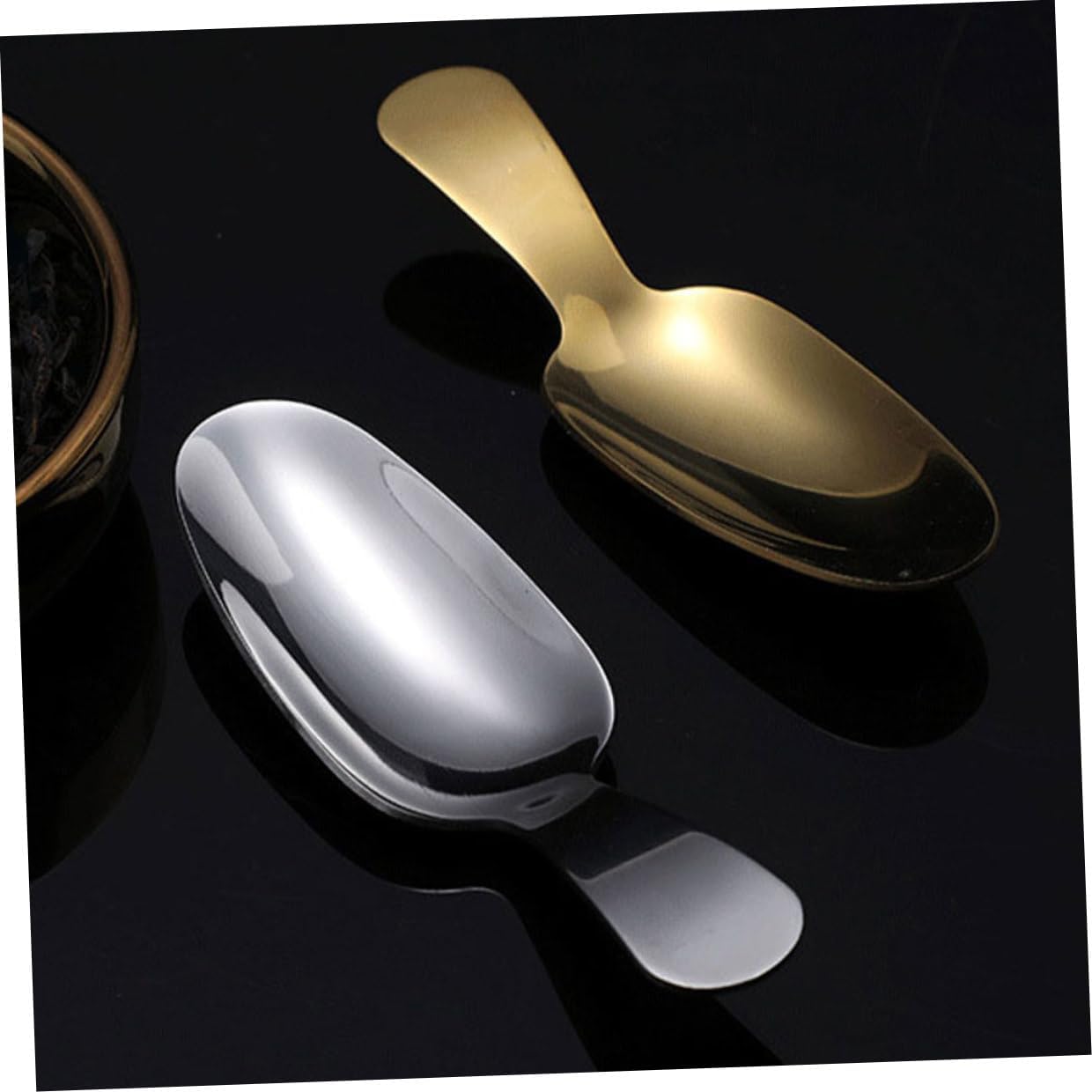 4Pcs Stainless Steel Tea Scoop for Loose-Leaf and Scented Tea