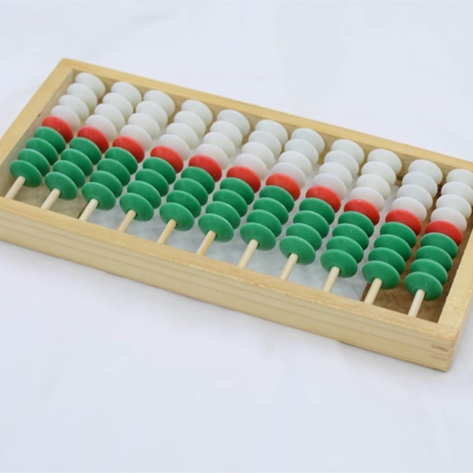 LiczydłO Abakus 11 Kolumn Vintage Abacus Narzędzie Do Gier Matematycznych Liczenie Nauka Aktywności 9 Koraliki Edukacyjne Materiały Dekoracja Biura