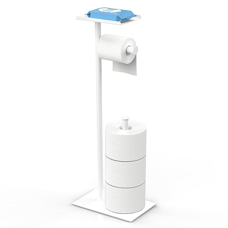 トイレットペーパーホルダーバスルーム用クリアティッシュロールディスペンサー 楽天市場】FEILERN トイレットペーパーホルダースタンド バス