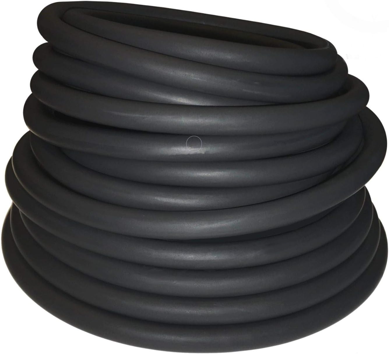 3/8in OD 1/4in ID BLACK Latex Rubber Tubing ONE CONTINUOUS PIECE (Select Length) (#804)