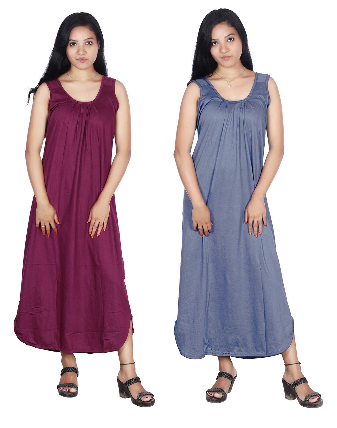 rylie Women's Cotton Solid Hosiery Nighty Slip Combo,Maxi Nighty, Long Inner wear Petticoat-Nighty Slip-Kurti Slip-Suit Slip,Gown Slips Long Inner.-picture-42
