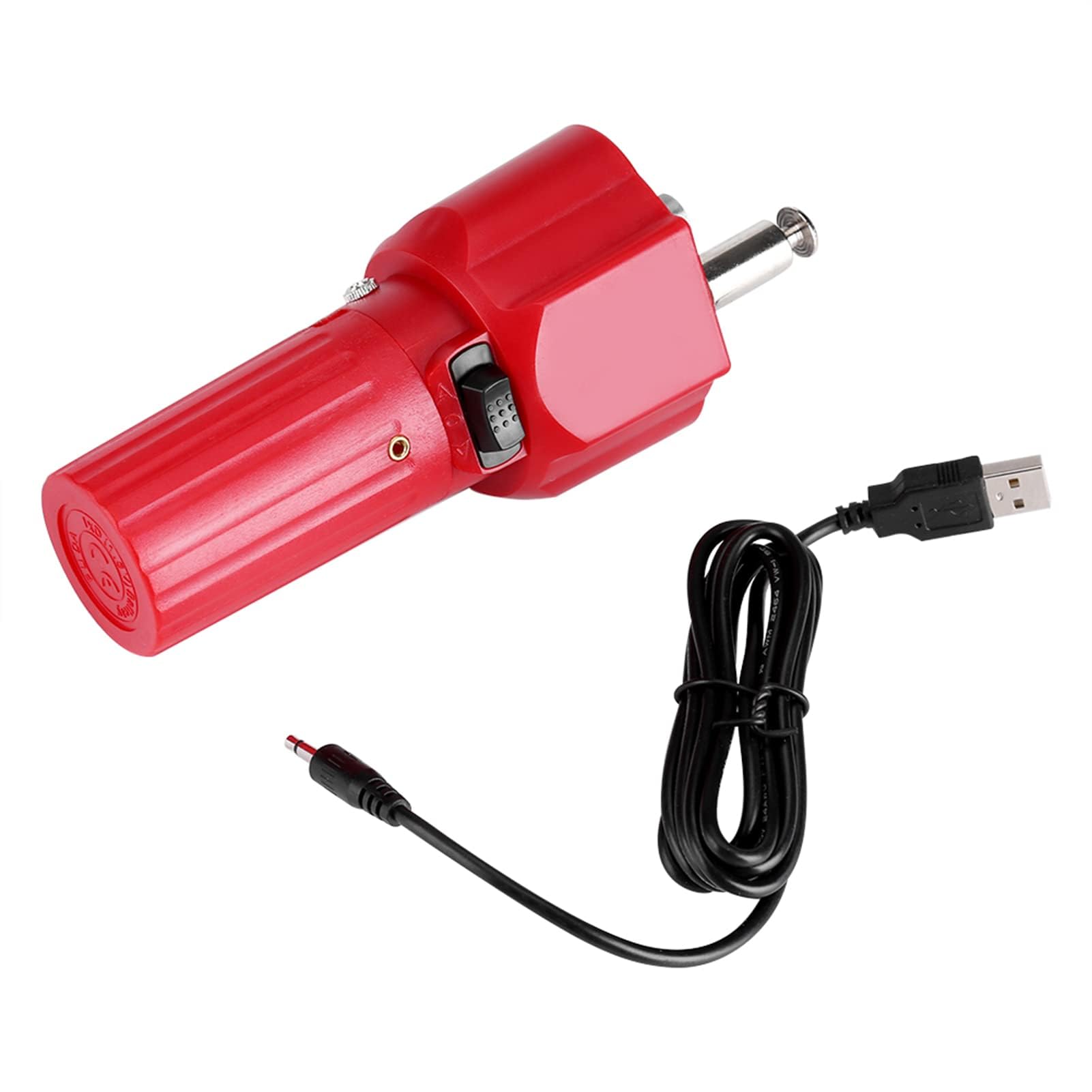 Rôtissoire Électrique avec Moteur Puissant Barbecue Rotatif Résistant à la Rouille Contrôle de Température pour Maison et Restaurant USB Rechargeable Accessoire de Cuisine Idéal