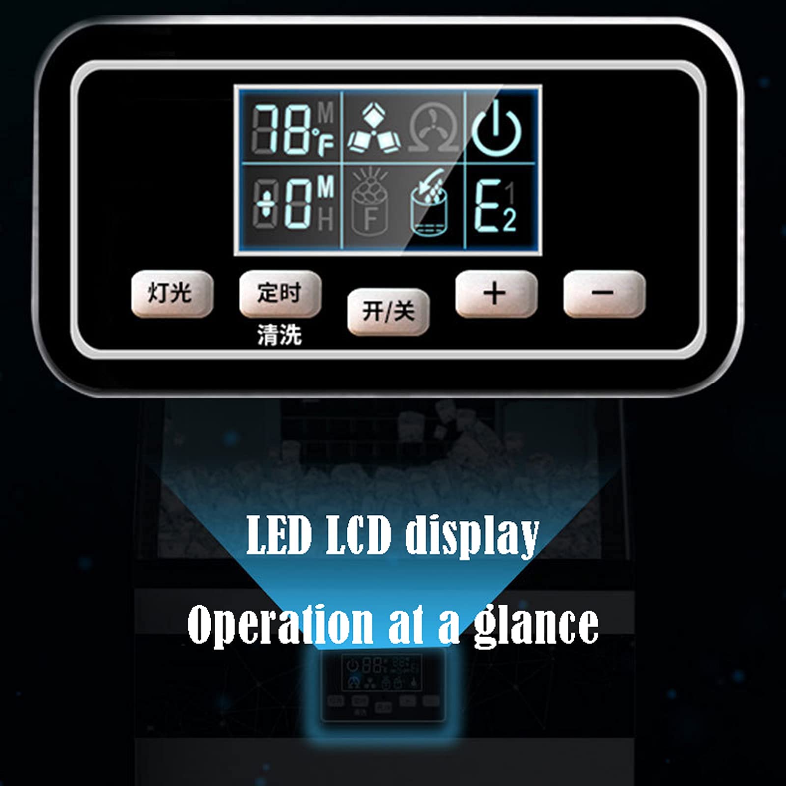 Machine For Countertop Nugget, Portable Ice Cube Maker Machine, Self-Cleaning Low Noise LED Display - Perfect For Water Bottles, Mixed Drinks (B 78 Ice Tray) (B 78 Ice Tray) (A 55 Ice Tray) on Fridge.com - View 2