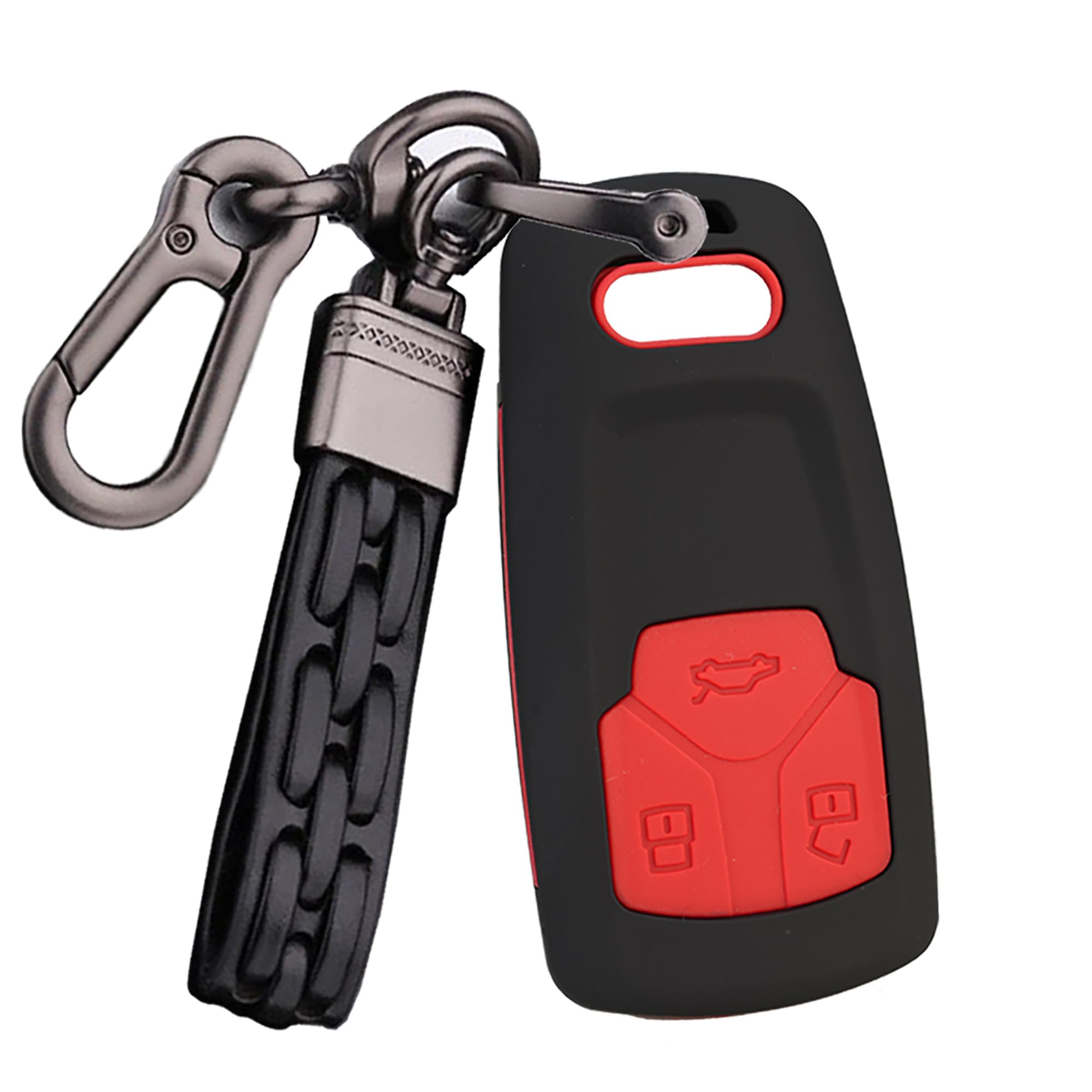 Coque De Protection Pour Clé Audi - Modèles A4, A5, A6, A7, A8, Q2, Q5, Q7, TT, R8 - Noir