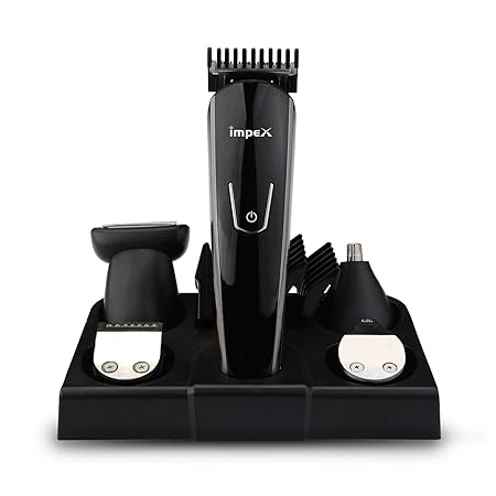 Impex GK 402 8-in-One Professional Multi Grooming and Trimmer Kit (Black)