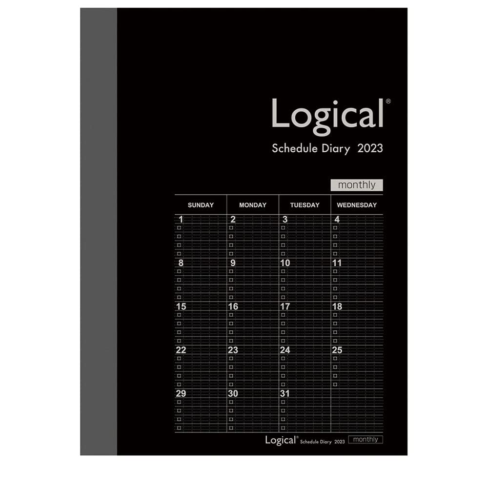 2023年度版 手帳 ロジカルダイアリー 2023 月間ノートタイプ A6 ロジカルダイアリー2023月間ノートタイプA／A6／ウサギ