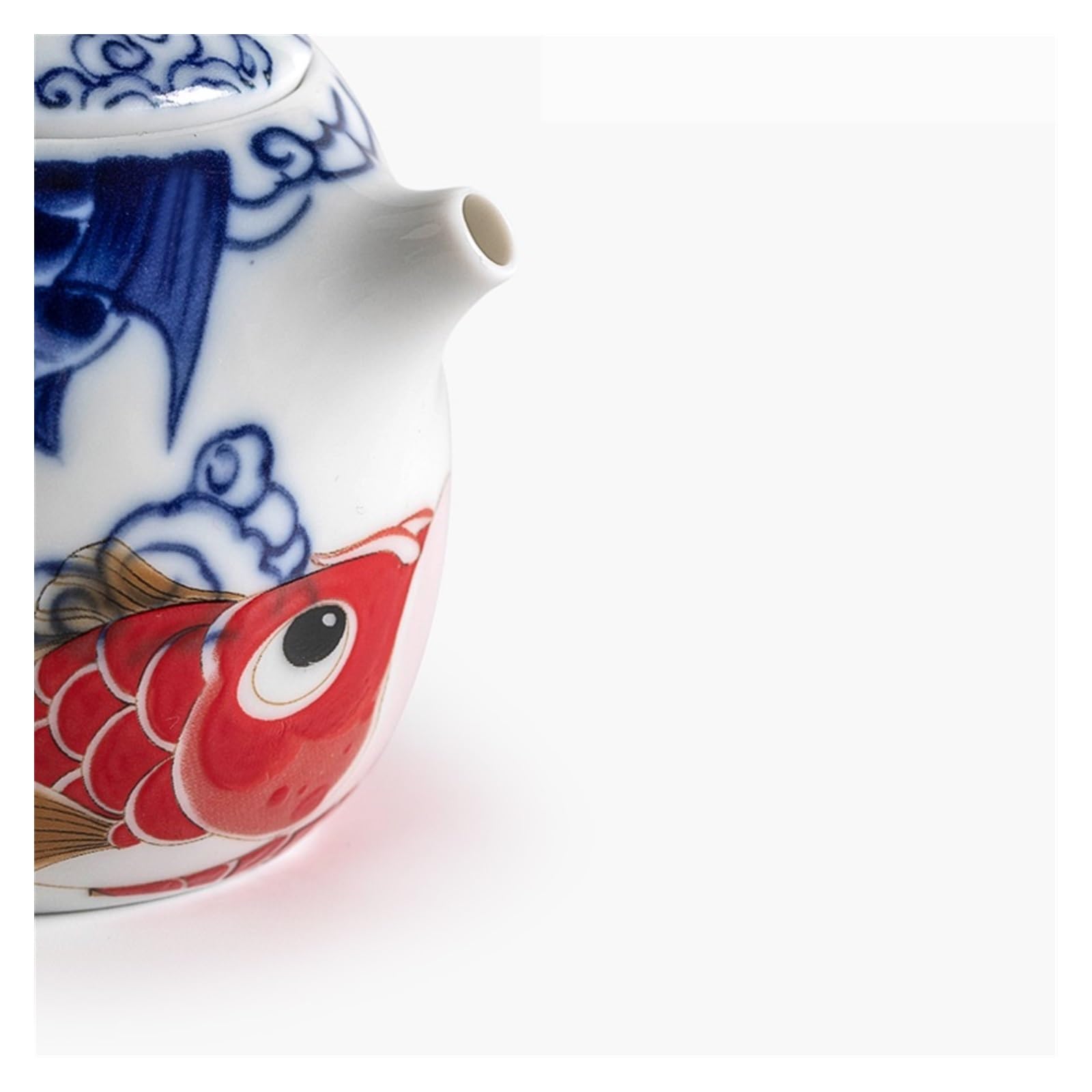 Czajnik do herbaty Dragon Fish Ceramiczny dzbanek do herbaty, chiński zestaw do parzenia herbaty Kung Fu, dzbanek do kawy