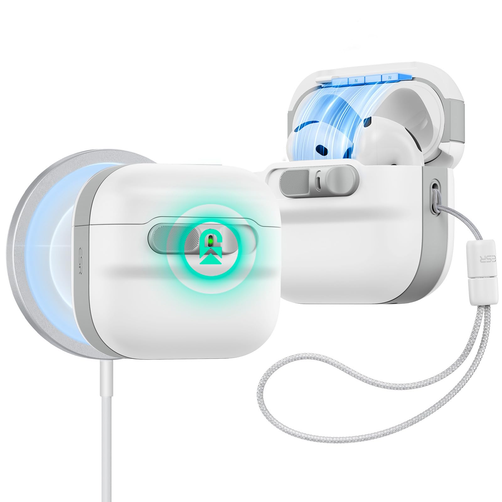 AirPods 4 本体 ESRケースセットy.yusuke Amazon | ESR AirPods 第4世代ケース AirPods第4世代(2024)(USB