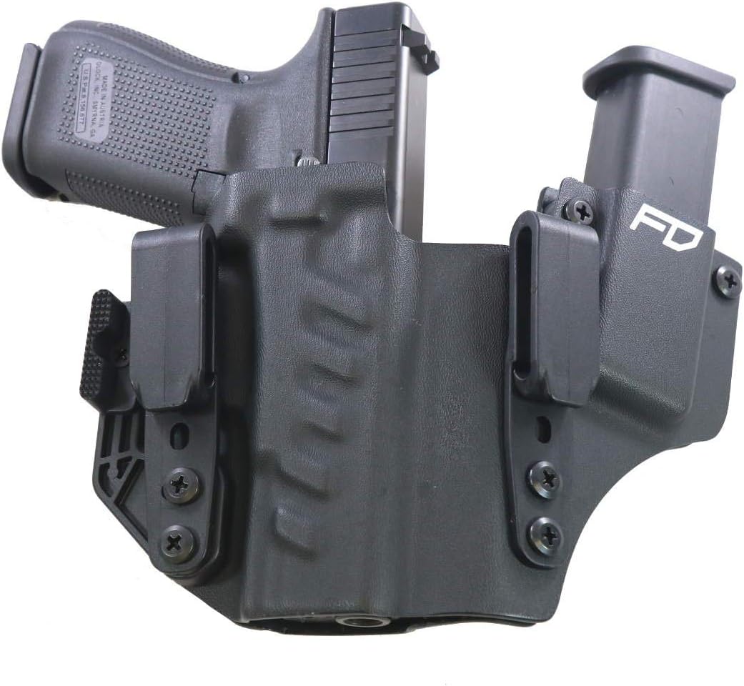 FDO Industries IWB Holster For Glock 19/23/32 With Olight PL-Mini 2 - Paladin Series Kydex