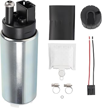 Electric Fuel Pump GSS341 255LPH with Installation Kit Universal High Pressure High Flow Electric Intake Fuel Pump |