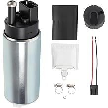 Electric Fuel Pump GSS341 255LPH with Installation Kit Universal High Pressure High Flow Electric Intake Fuel Pump
