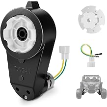 1pcs 24 Volt RS555 35000 RPM High-Speed Motor Gearbox for Power Wheels Motor Upgrade, Pair of 24V Replacement Parts for Ride On Toys, High Torque Motor kit for Kids Electric Vehicle Replace Parts 1