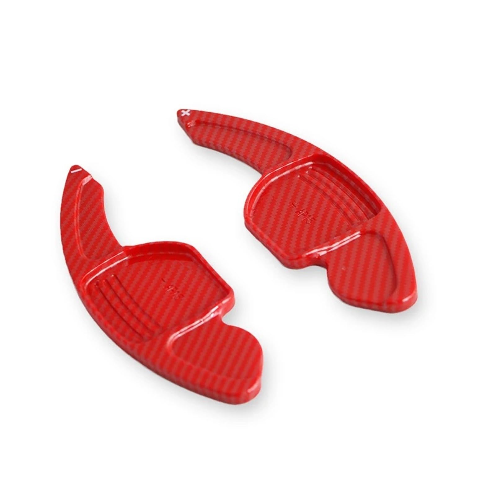 Xxiucj Car Paddle Shifter Extensions for A3 for A4L for A5 for A6 for A7 for A8 for Q3 for Q5 for Q7 for TT for S3 for R8 Car Steering Wheel Shift Paddle(Carbon red)
