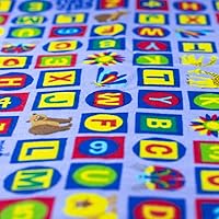 Vista 4 de KinderMat Sheets Eric Carle - Alfombrilla para siesta completa, lavable, edición especial, ABC y 123, regular, 47 x 22 pulgadas, ideal