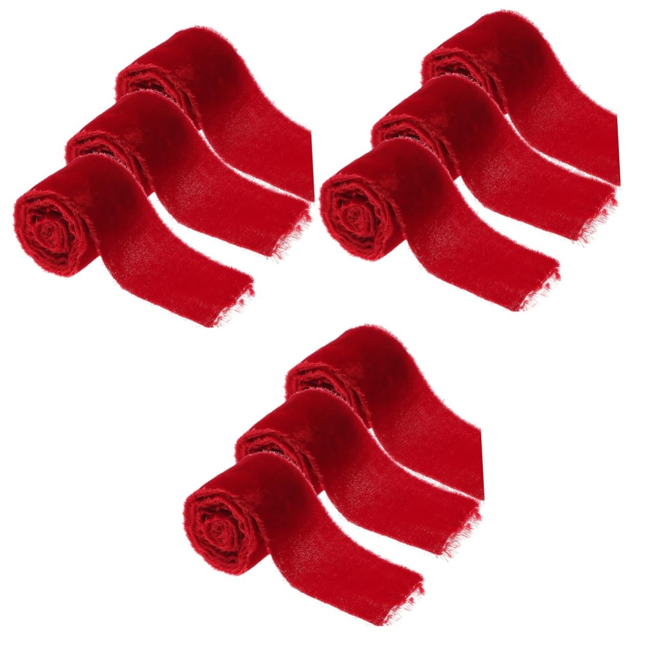 ifundom 9 Rollen Samtband Reißen Hutband Dekoratives Hochzeitsband Hochzeits-diy-band Weihnachts-ripsbänder Diy-bänder Blumenverpackungsband Ballonband Polyester Wickelband Braut Strauß