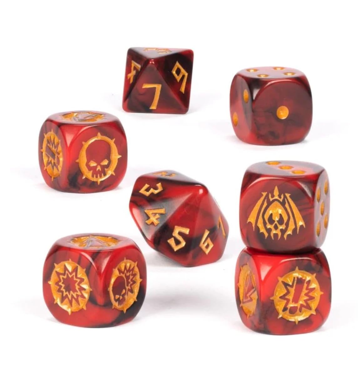 Game Workshop - Blood Bowl: Vampire Team Dice Set : Amazon.se: Toys