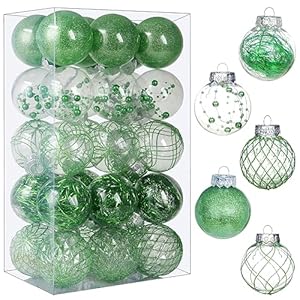 Christmas Ball Ornaments Shatterproof Xmas Ball Decorations Ornaments Set