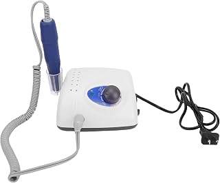 ZJchao Elektryczna Wiertarka do Paznokci 35 000 Obr./min z Pedałem i Sterowaniem Ręcznym, Pilnik do Manicure o Mocy 65 W do Użytku W Salonie i Domu (wtyczka UE)