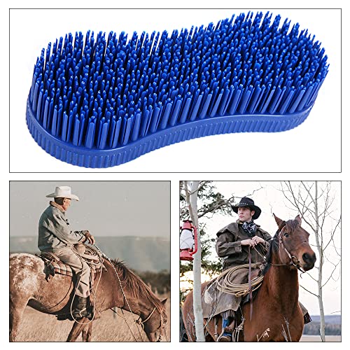 LNJBABAO 2 Pcs Silicone Horse Grooming Brush PP Material, Lightweight and Portable, For Horse Grooming Care and Sensitive Skin - Image 5